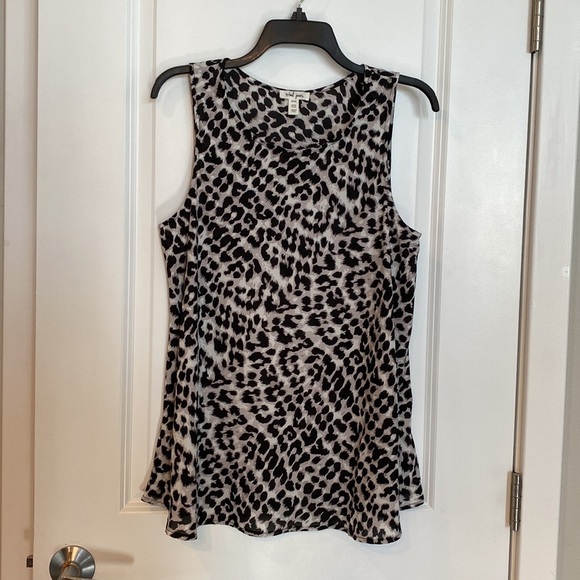 Tribal Tops - TRIBAL Jeans Sleeveless Leopard print Aline Top.
